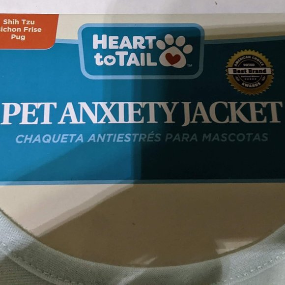 Heart to Tail Anxiety Dog Jacket-S - Picture 3 of 6